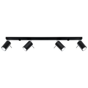 Plafon RING 4L czarny SL.0332 - Sollux
