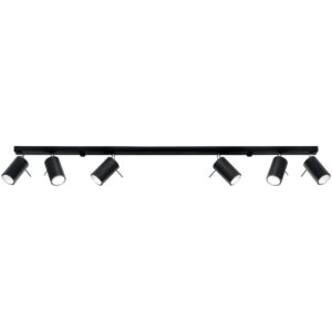 Plafon RING 6L czarny SL.0334 - Sollux