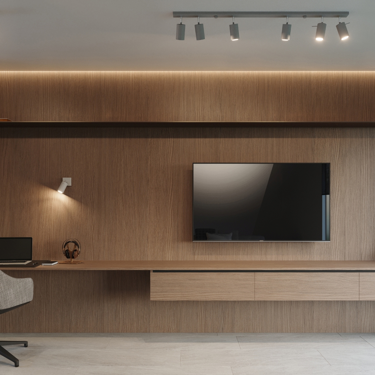 Plafon RING 6L szary SL.0454 - Sollux - obrazek 6