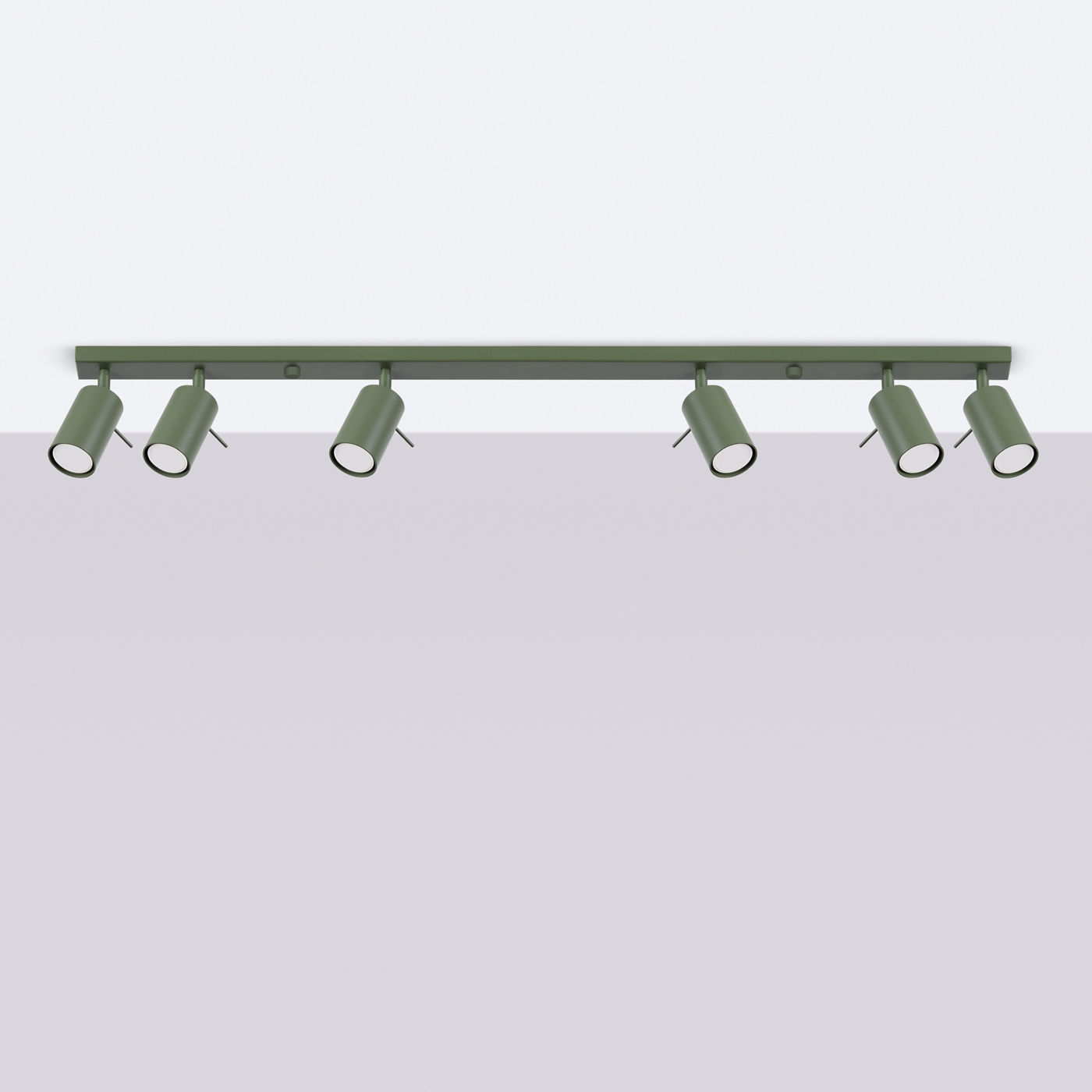 Plafon RING 6L zielony oliwkowy SL.1505 - Sollux - obrazek 2