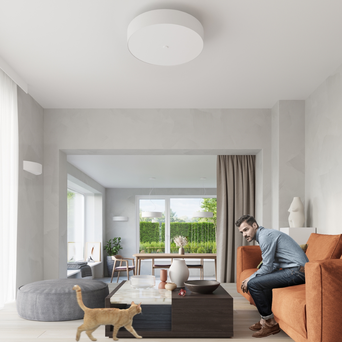 Plafon SKALA 60 biały SL.0809 - Sollux - obrazek 7