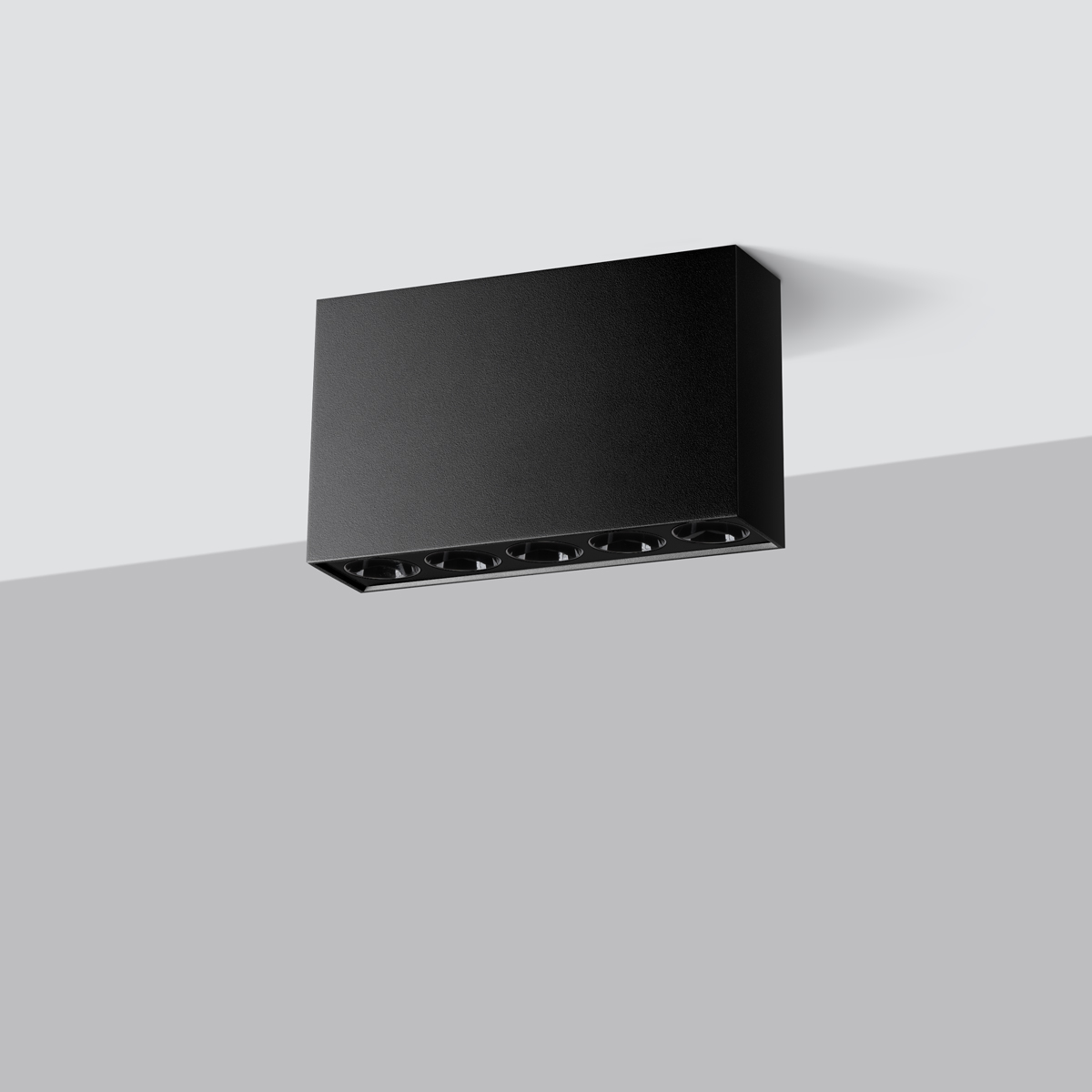 Plafon SOLE czarny LED SL.1212 - Sollux - obrazek 2