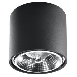 Plafon TIUBE czarny SL.0697 - Sollux