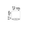Plafon TIUBE czarny SL.0697 - Sollux - obrazek 5