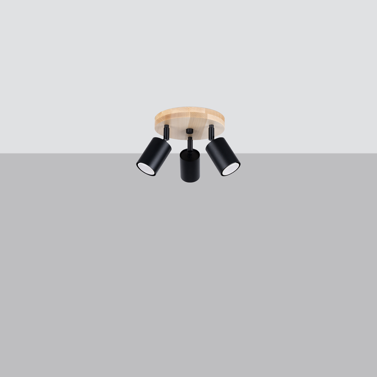 Plafon VERDO 3P czarny SL.1292 - Sollux - obrazek 2