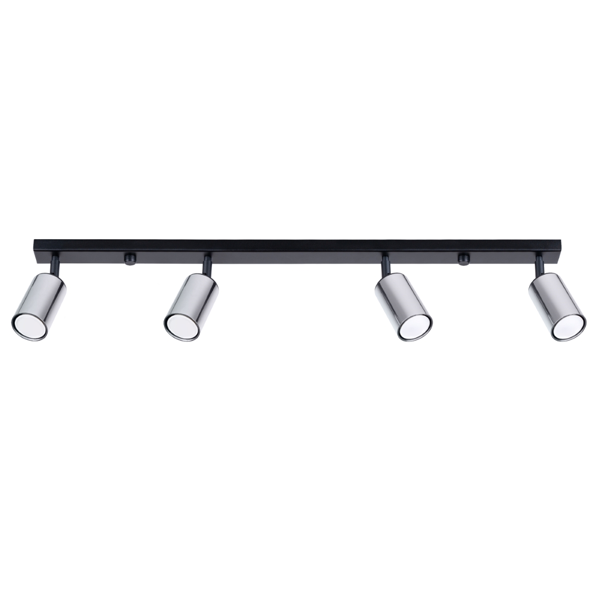 Plafon WINX 4L czarny/chrom SL.1371 - Sollux