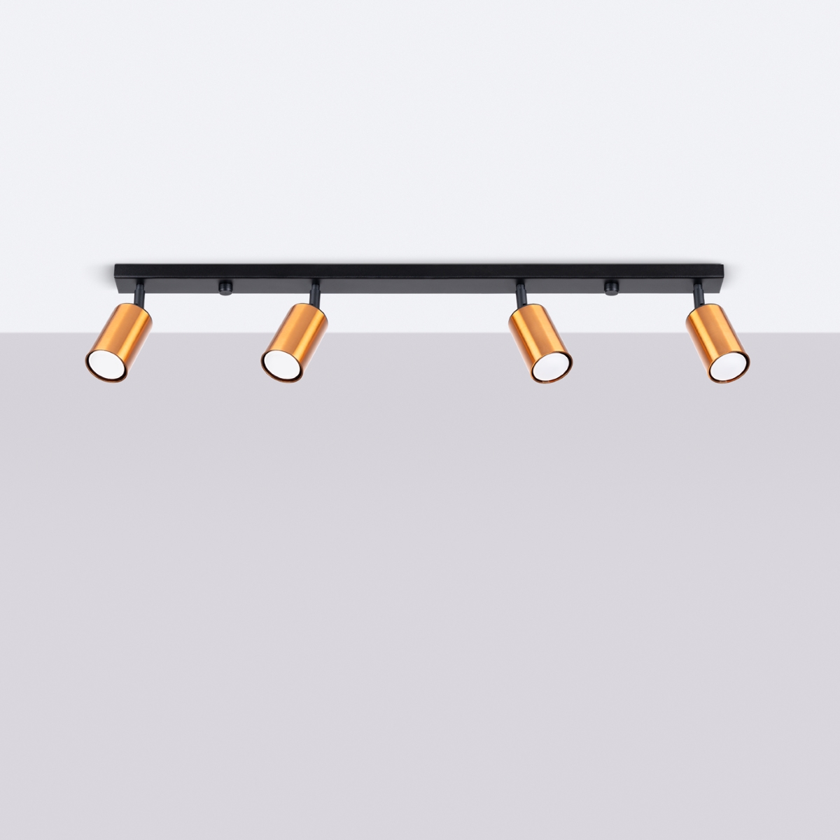 Plafon WINX 4L czarny/miedź SL.1379 - Sollux - obrazek 2