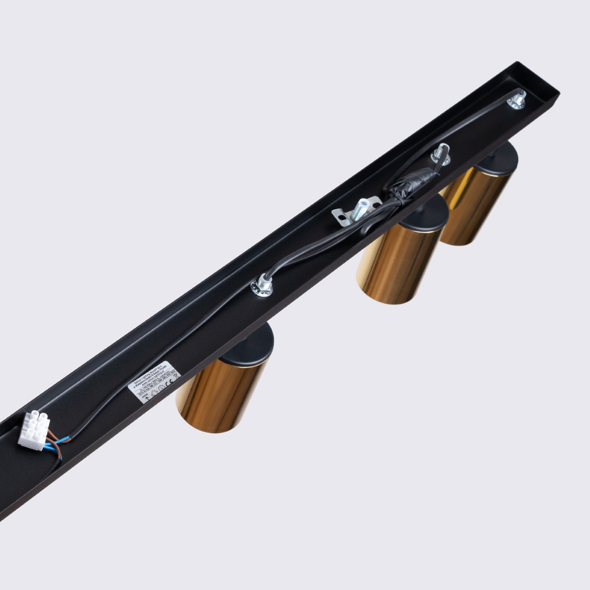 Plafon WINX 6L czarny/złoty SL.1388 - Sollux - obrazek 4