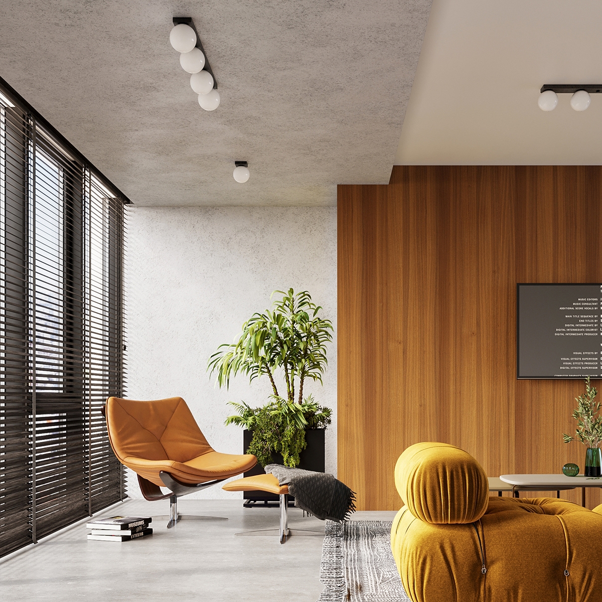 Plafon YOLI 4 czarny SL.1154 - Sollux - obrazek 6