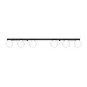 Plafon YOLI 6 czarny SL.1155 - Sollux