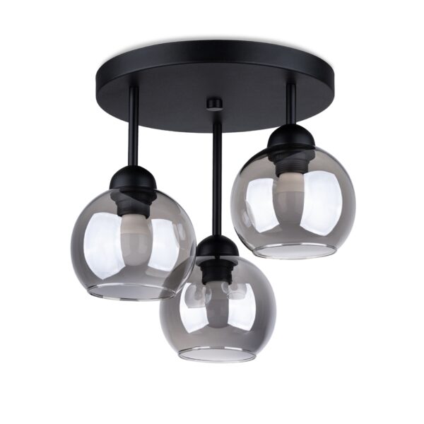 Żyrandol ALINO 3 czarny SL.1140 - Sollux