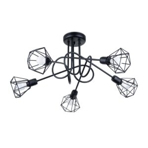 Żyrandol ARTEMIS 5S czarny SL.1110 - Sollux