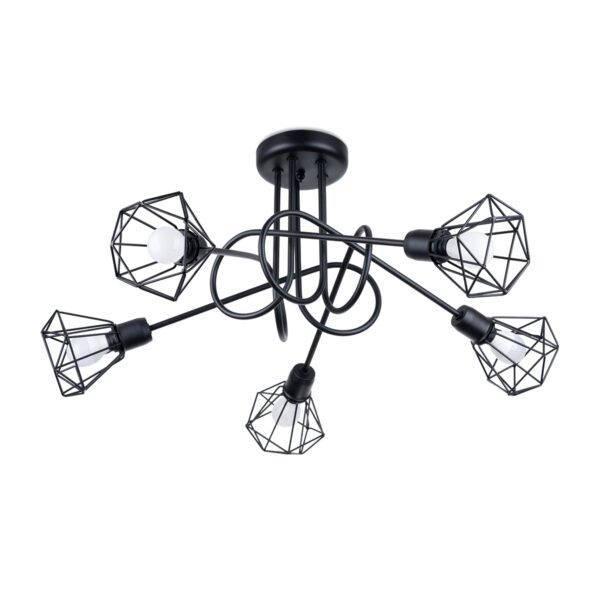 Żyrandol ARTEMIS 5S czarny SL.1110 - Sollux