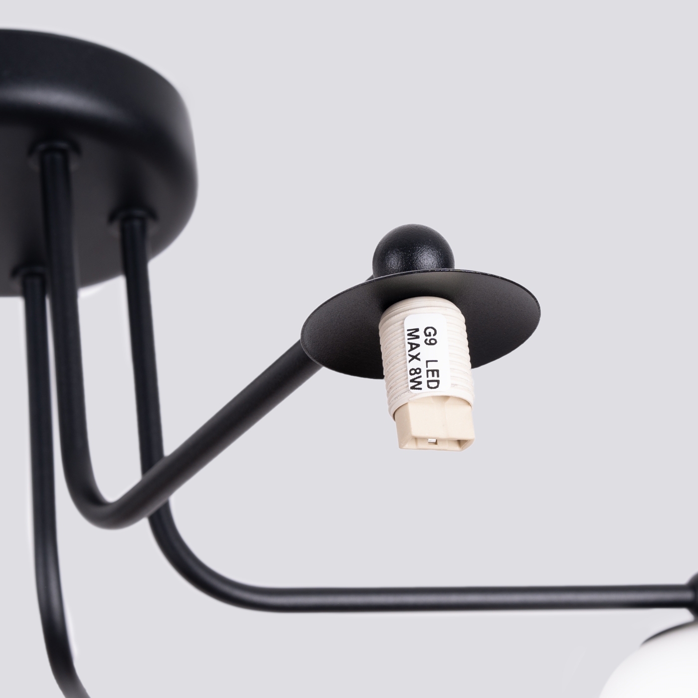 Żyrandol ASTRAL 5 czarny SL.1663 - Sollux - obrazek 6