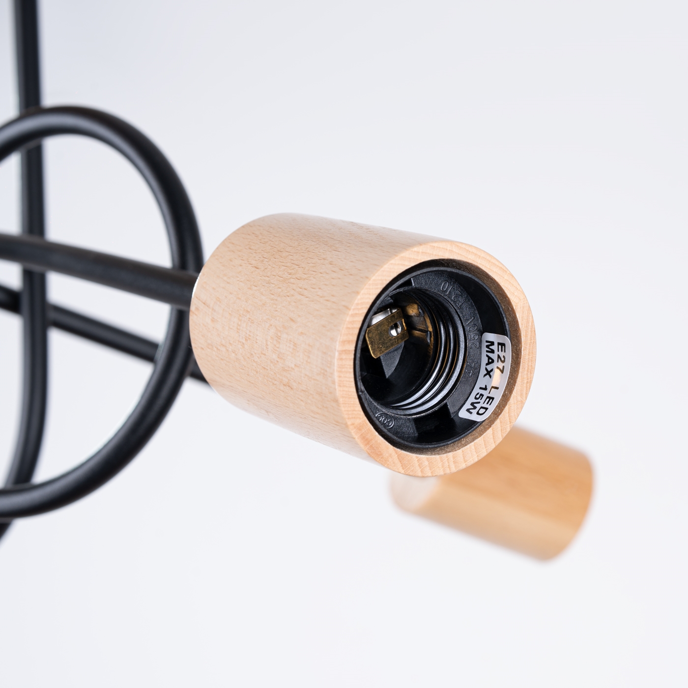 Żyrandol EMBER 3 czarny SL.1477 - Sollux - obrazek 5