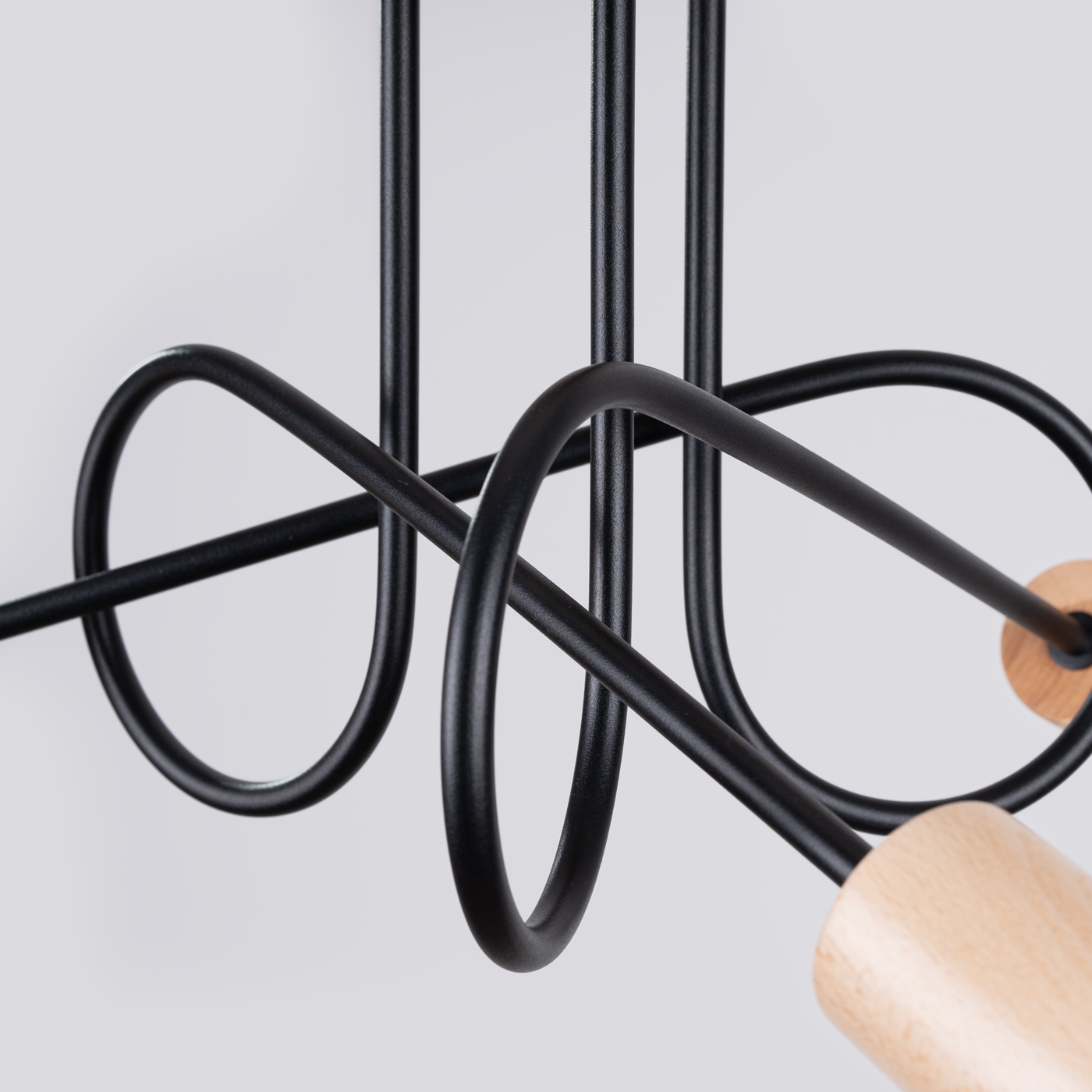 Żyrandol EMBER 3 czarny SL.1477 - Sollux - obrazek 9