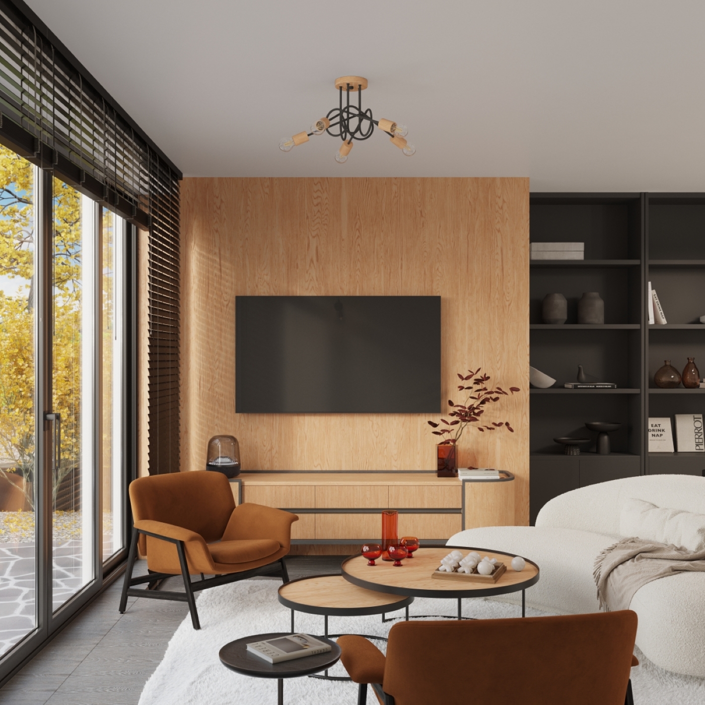 Żyrandol EMBER 3 czarny SL.1477 - Sollux - obrazek 12