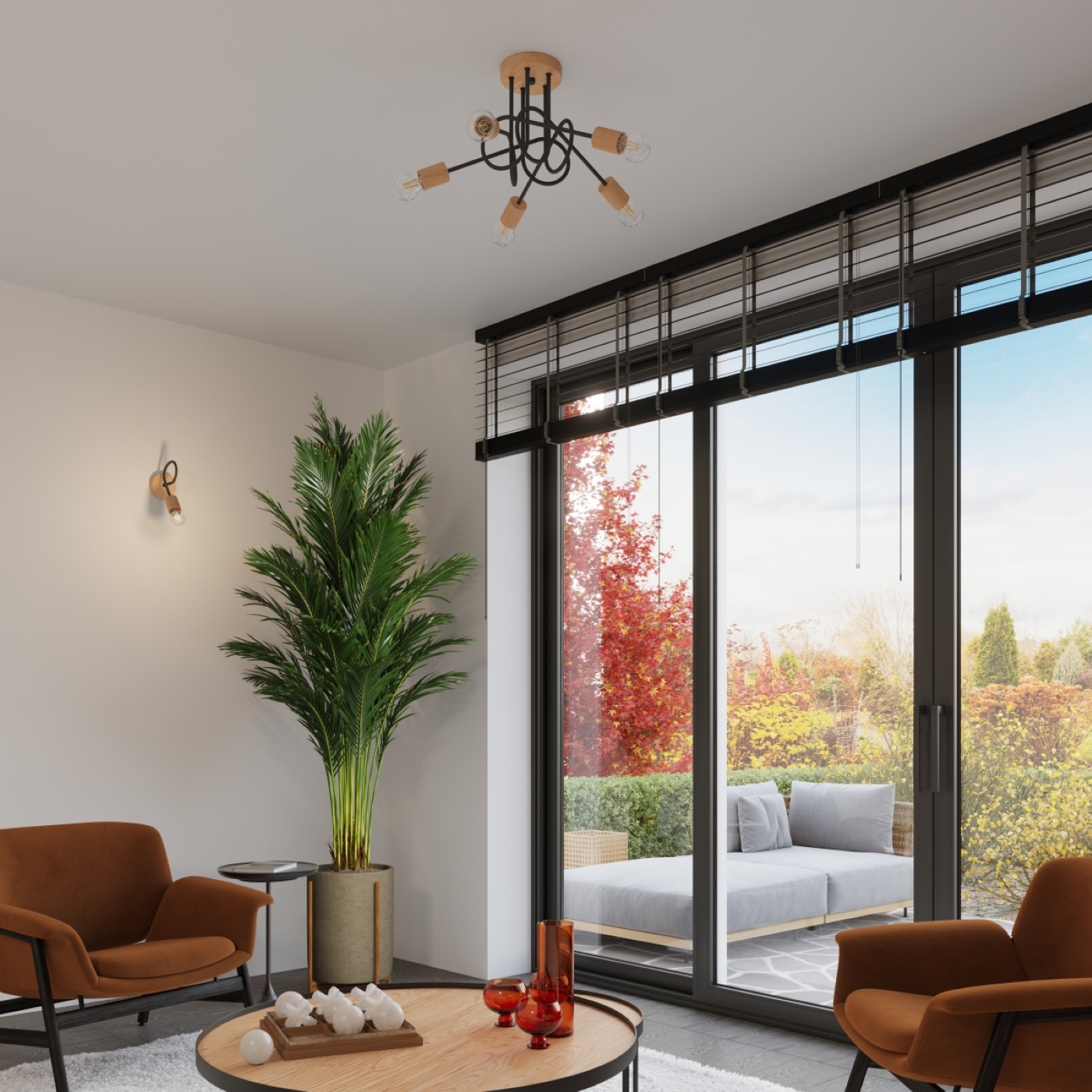 Żyrandol EMBER 3 czarny SL.1477 - Sollux - obrazek 13