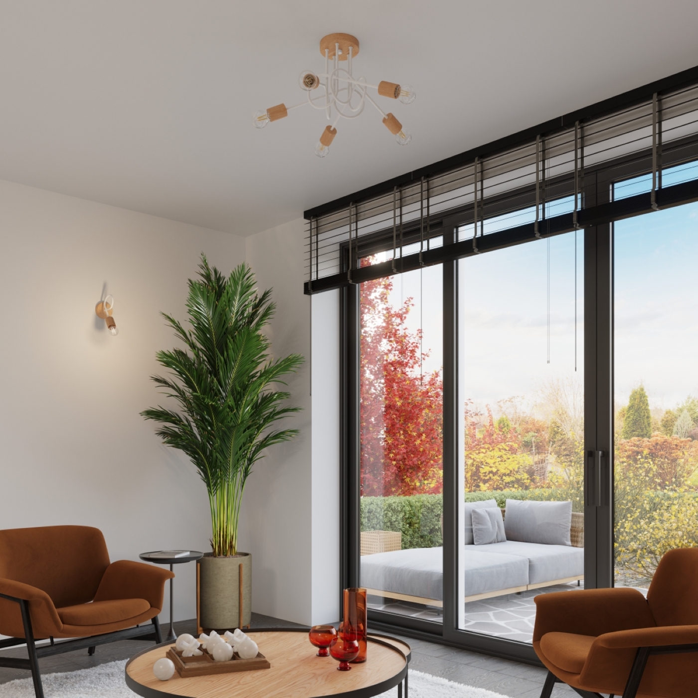 Żyrandol EMBER 5 biały SL.1475 - Sollux - obrazek 13