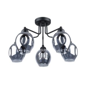 Żyrandol FILLAN 5 czarny SL.1145 - Sollux