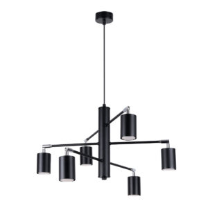 Żyrandol LEMMI 6 czarny SL.1207 - Sollux