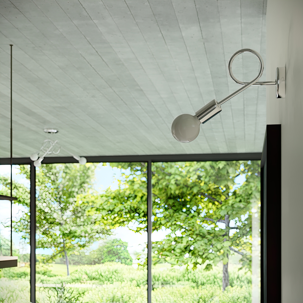 Żyrandol LOOP 5 chrom SL.1441 - Sollux - obrazek 7