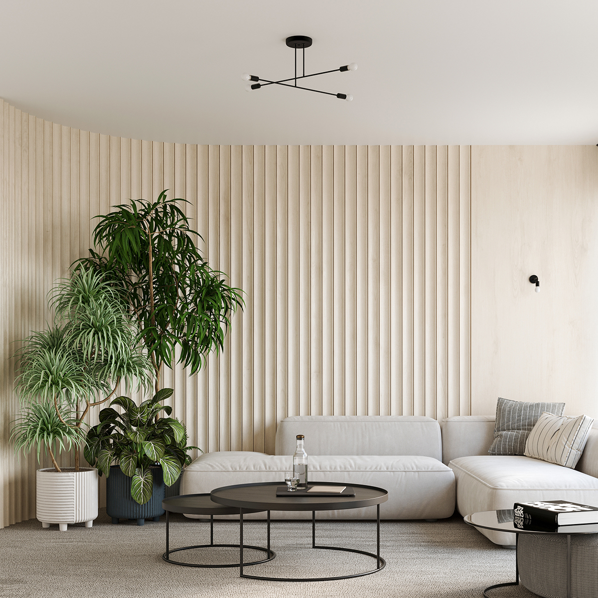 Żyrandol NORAH 4 czarny SL.1451 - Sollux - obrazek 7