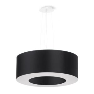 Żyrandol SATURNO 50 czarny SL.0748 - Sollux