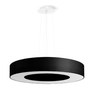 Żyrandol SATURNO SLIM 50 czarny SL.0750 - Sollux