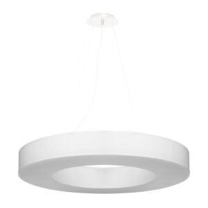 Żyrandol SATURNO SLIM 70 biały SL.0753 - Sollux