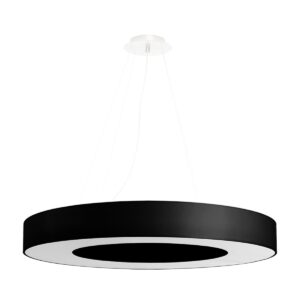 Żyrandol SATURNO SLIM 70 czarny SL.0754 - Sollux
