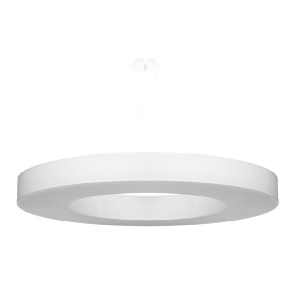 Żyrandol SATURNO SLIM 90 biały SL.0797 - Sollux