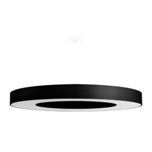 Żyrandol SATURNO SLIM 90 czarny SL.0798 - Sollux