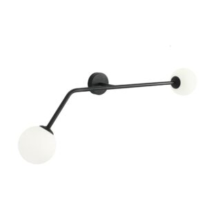 Kinkiet Pure Black Poziomy 1064D1 - Aldex