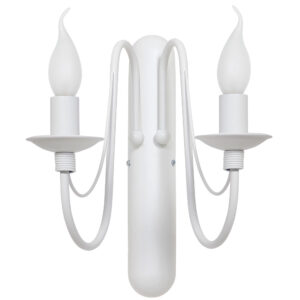Kinkiet Róża 2 White 397D - Aldex