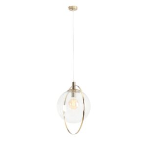 Lampa Wisząca Aura Gold Transparent 1065G30 - Aldex