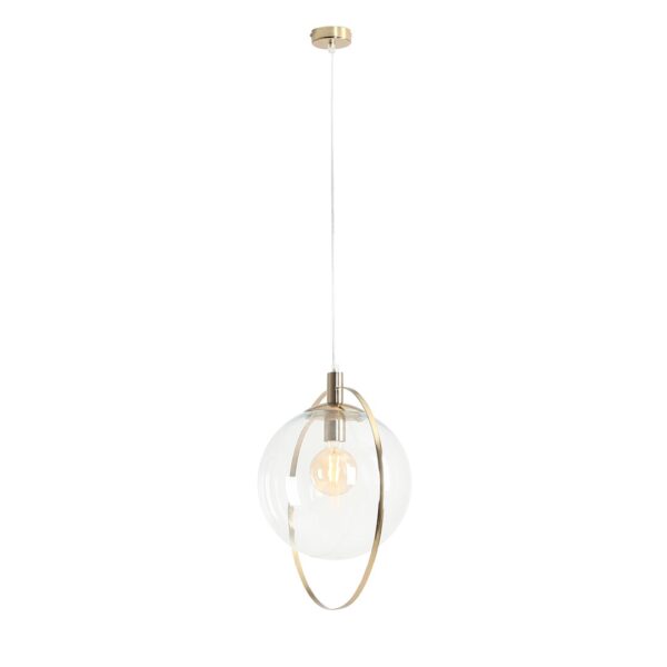 Lampa Wisząca Aura Gold Transparent 1065G30 - Aldex