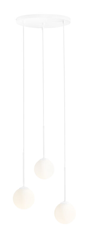 Lampa Wisząca Bosso 3 Ring White 1087E_R - Aldex