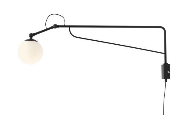 Kinkiet Soho Glass Duży Black 1105C1_D - Aldex