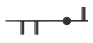 Kinkiet Trevo 3 All Black (Left) 1104Y1 - Aldex