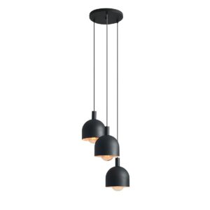 Lampa Wisząca Beryl 3 Black Na Kole 976E1_R - Aldex