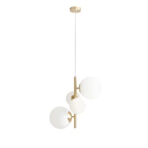 Lampa Wisząca Bloom 4 Brass 1091L40 - Aldex