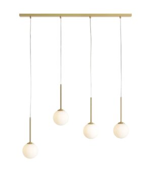 Lampa Wisząca Bosso 4 Brass 1087L40 - Aldex