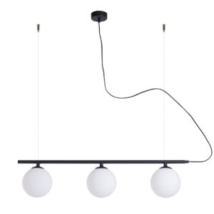 Lampa Wiszącą Beryl Glass 3 Black 1006E_1 - Aldex