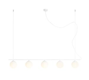 Lampa Wiszącą Beryl Glass 5 White 1006F - Aldex