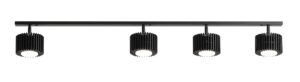 Plafon Tull 4 (1+3) Black 1128PL_L1 - Aldex