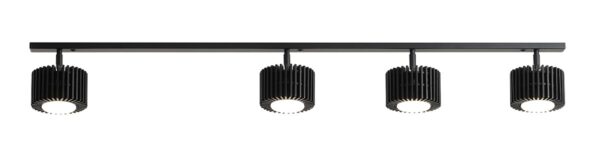 Plafon Tull 4 (1+3) Black 1128PL_L1 - Aldex