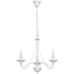 Żyrandol Róża 3 White 397E - Aldex