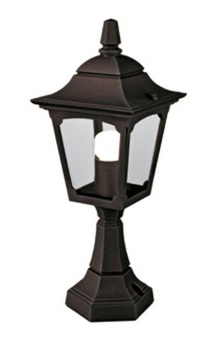 Lampa stojąca zewnętrzna Chapel Mini CPM4 BLK klasyczna oprawa w kolorze czarnym - Elstead Lighting