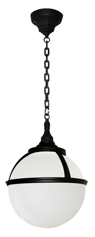 Lampa wisząca zewnętrzna Glenbeigh GLENBEIGH-CHAIN czarno-biała oprawa w nowoczesnym stylu - Elstead Lighting